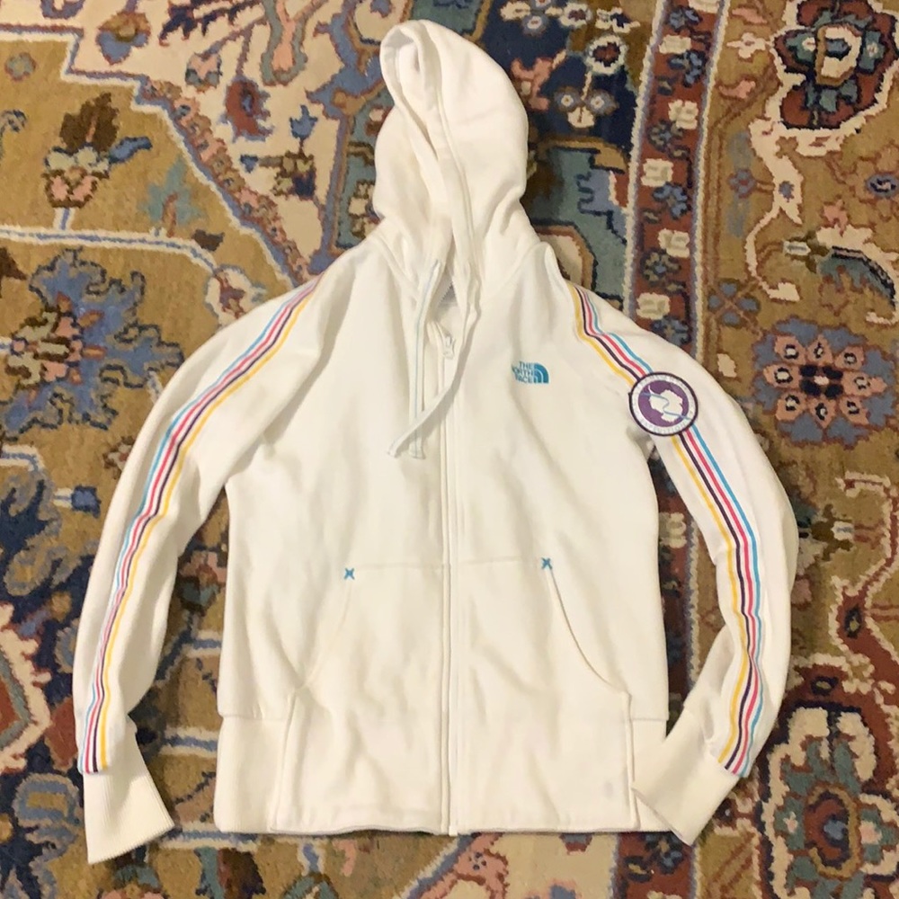 North Face Fleece lined Zip jacket